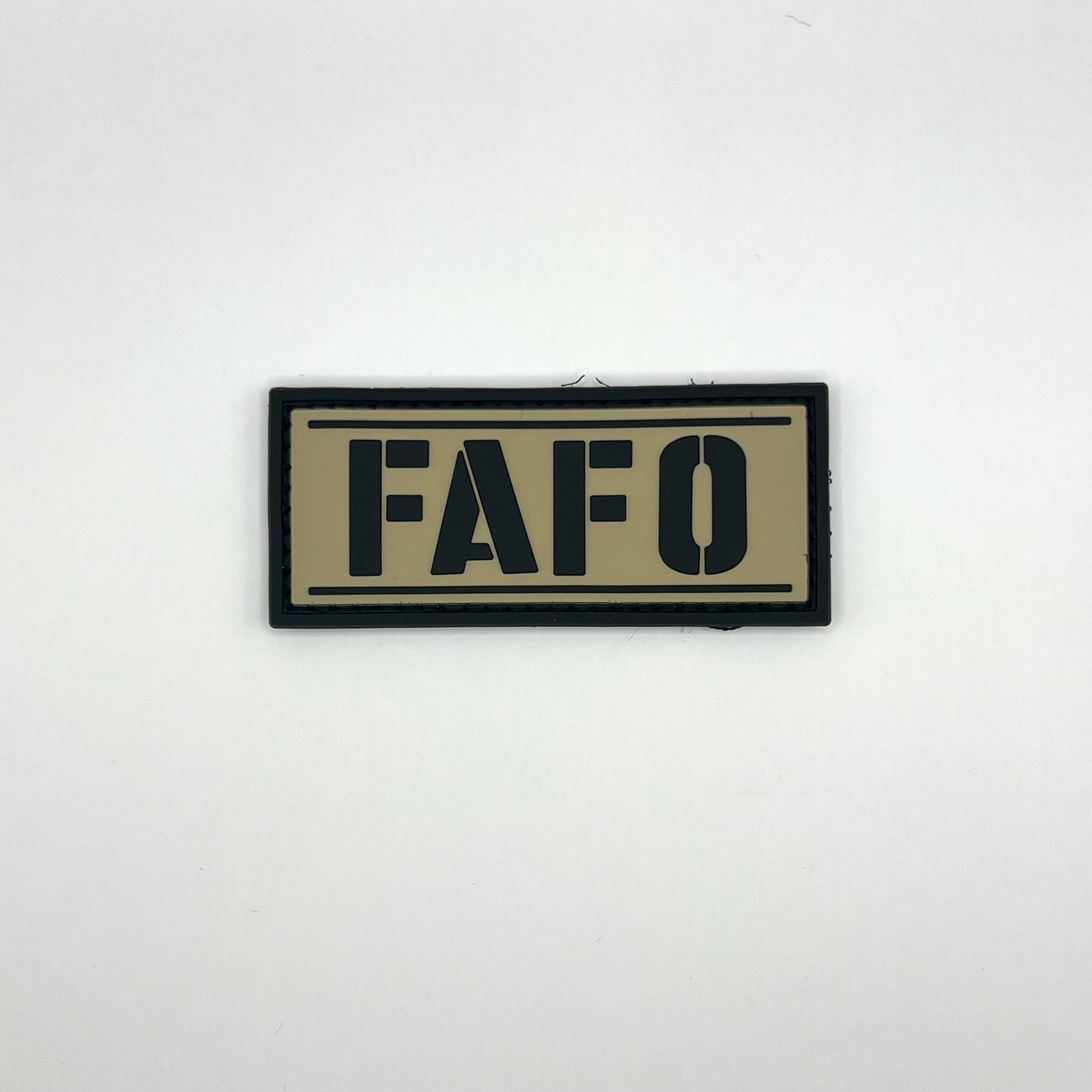 FAFO” F*ck Around Find Out PVC Patch – Tactilian